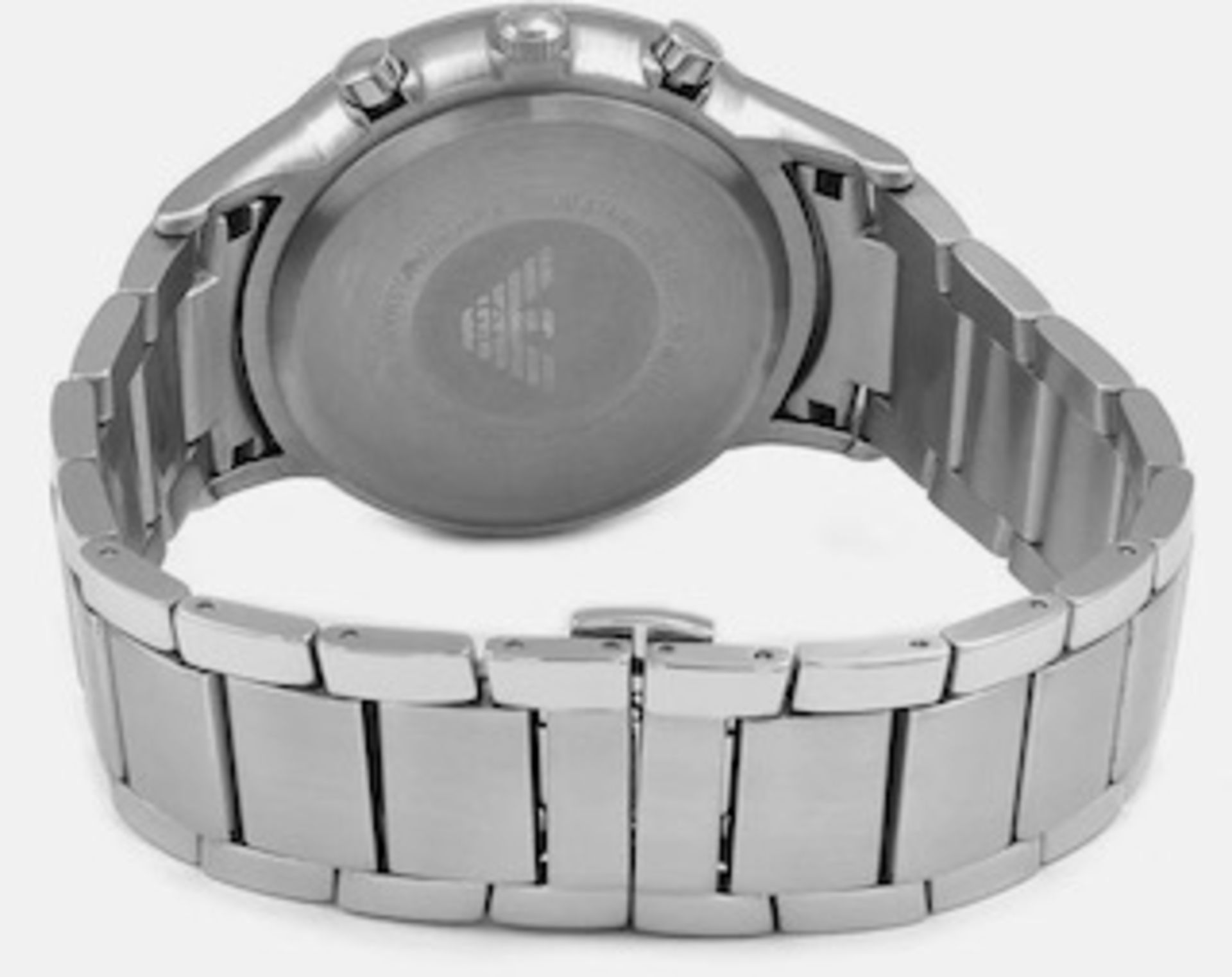 Emporio Armani AR2448 Men's Blue Dial Silver Bracelet Chronograph Watch - Image 6 of 7