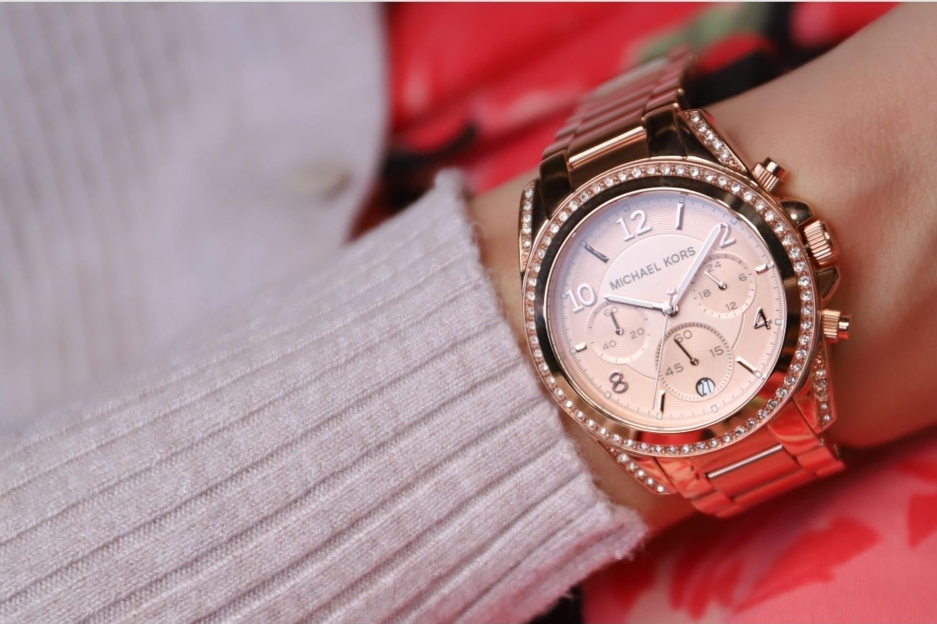 Michael Kors MK5263 Ladies Blair Chronograph Watch - Image 3 of 6