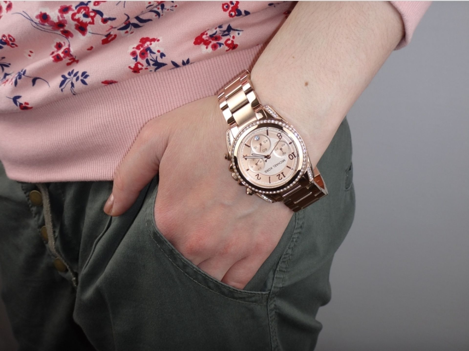 Michael Kors MK5263 Ladies Blair Chronograph Watch - Image 5 of 6