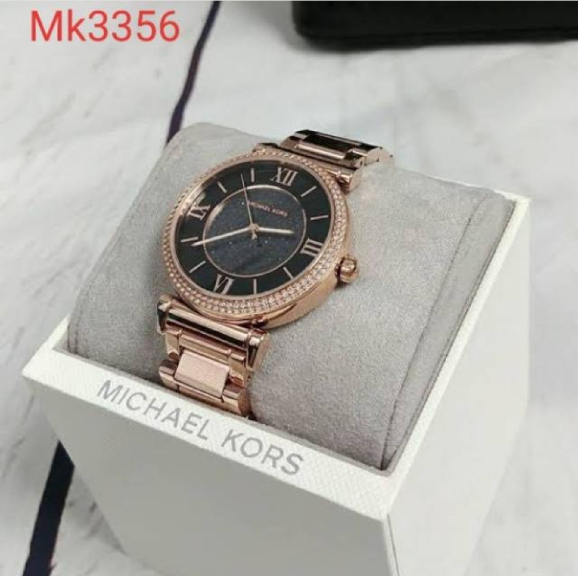 Michael Kors MK3356 Ladies Catlin Rose Gold Quartz Watch - Image 6 of 7