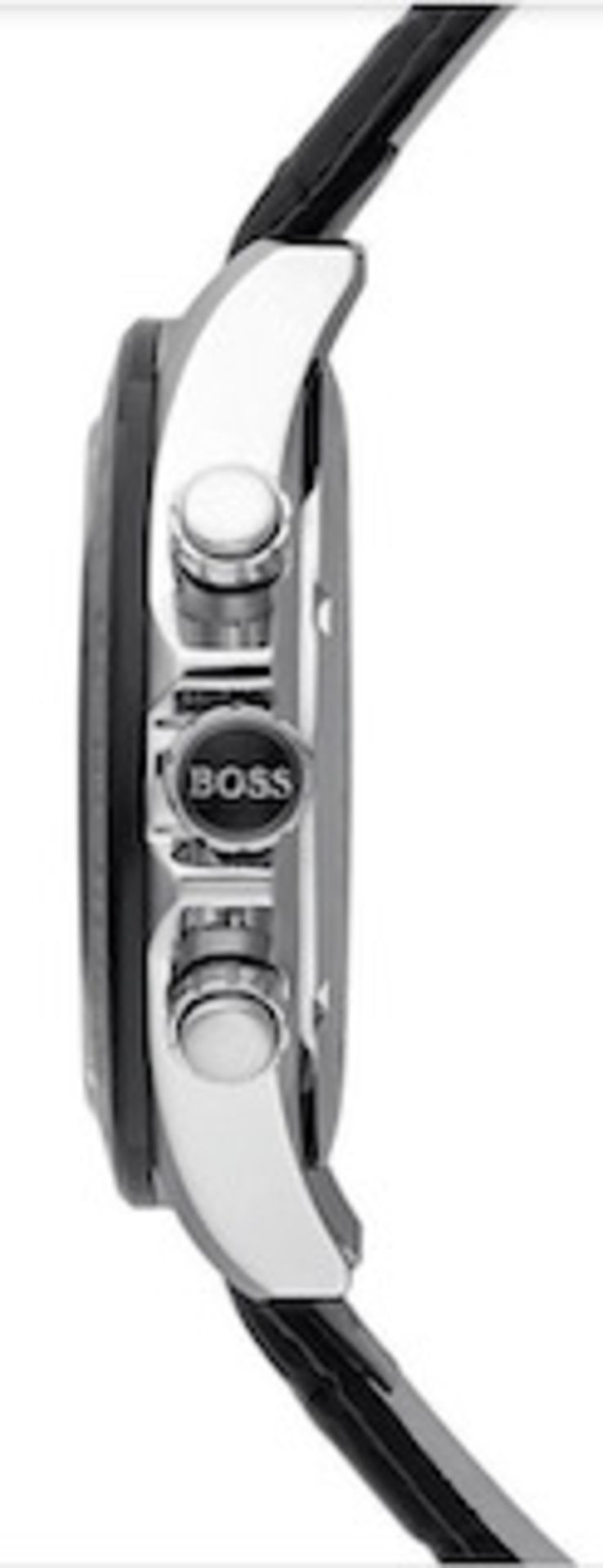 Hugo Boss 1513177 Men's Ikon Black Leather Strap Chronograph Watch - Image 4 of 4