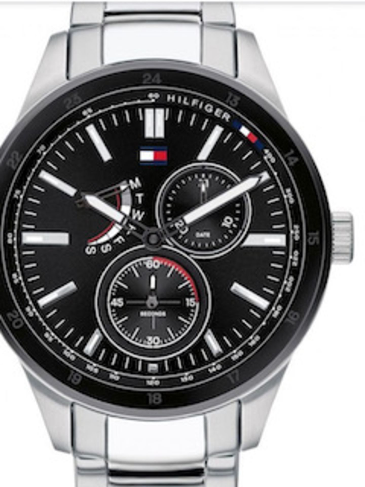Tommy Hilfiger 1791639 Men's Black And Silver Stainless Steel Bracelet Watch - Image 5 of 7