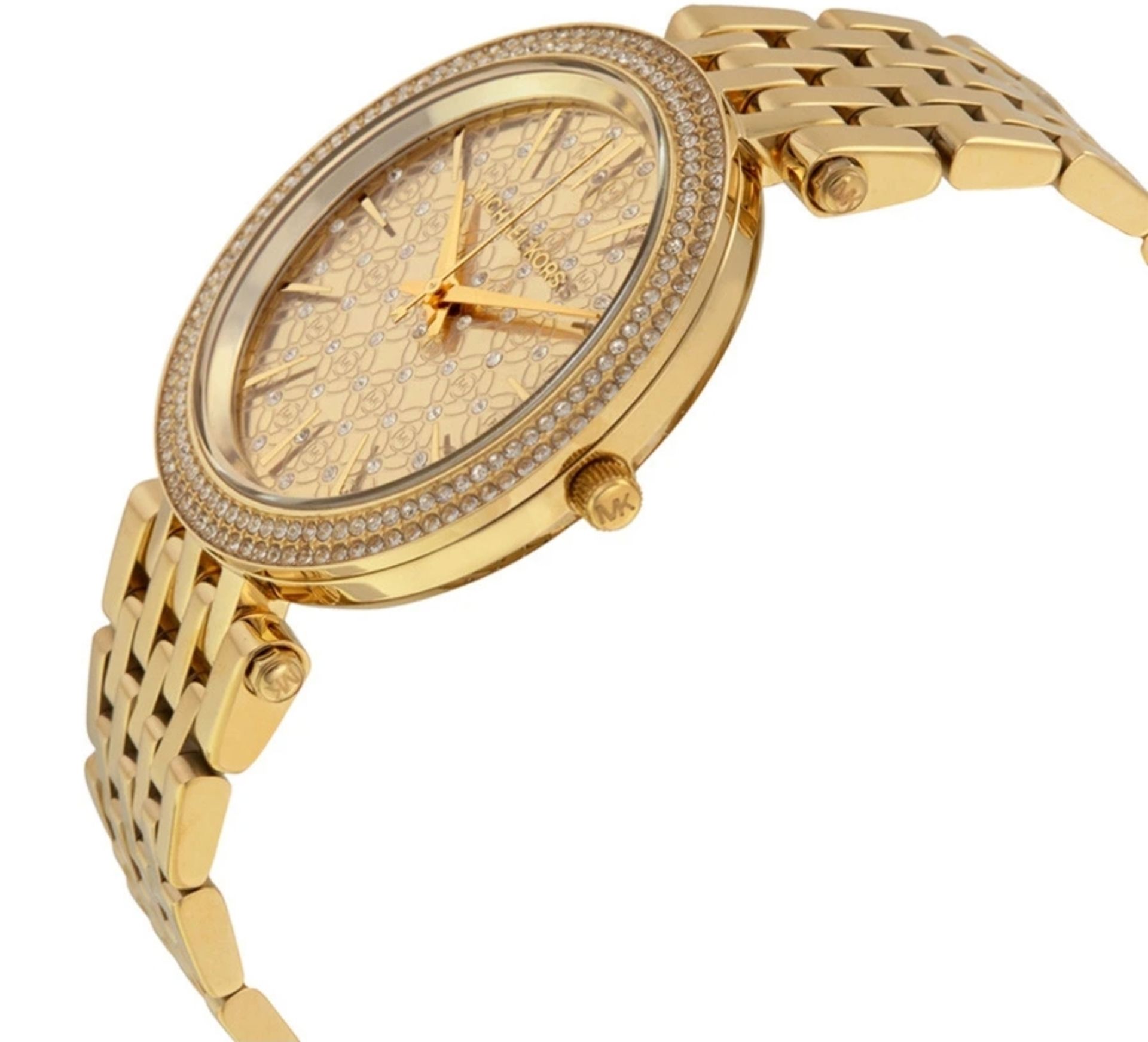 Michael Kors MK3398 Darci Gold-Tone Stainless Steel Ladies Watch - Image 4 of 6
