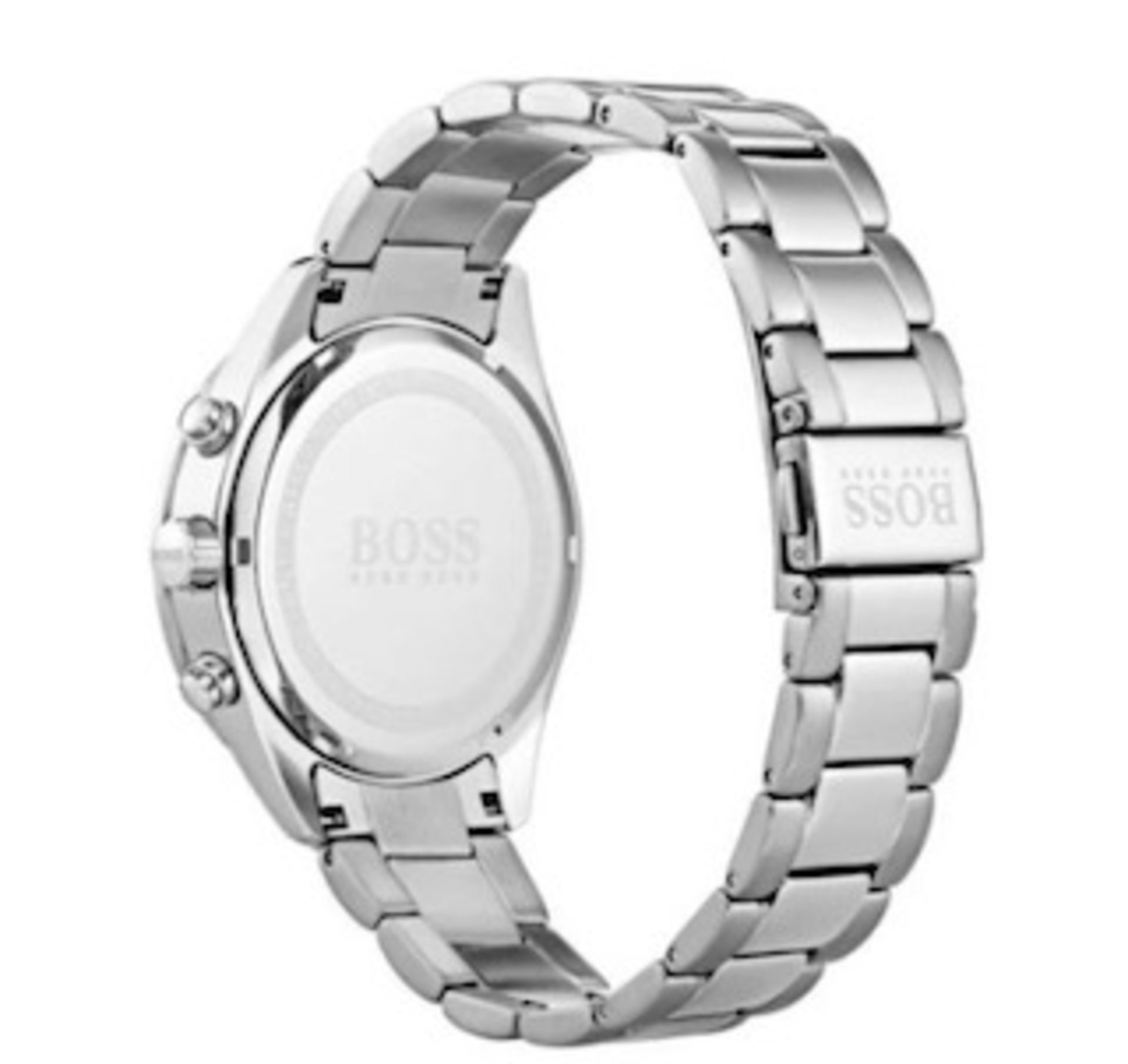 Hugo Boss 1513582 Men's Hero Lux Sport Silver Bracelet Chronograph Watch - Image 5 of 5