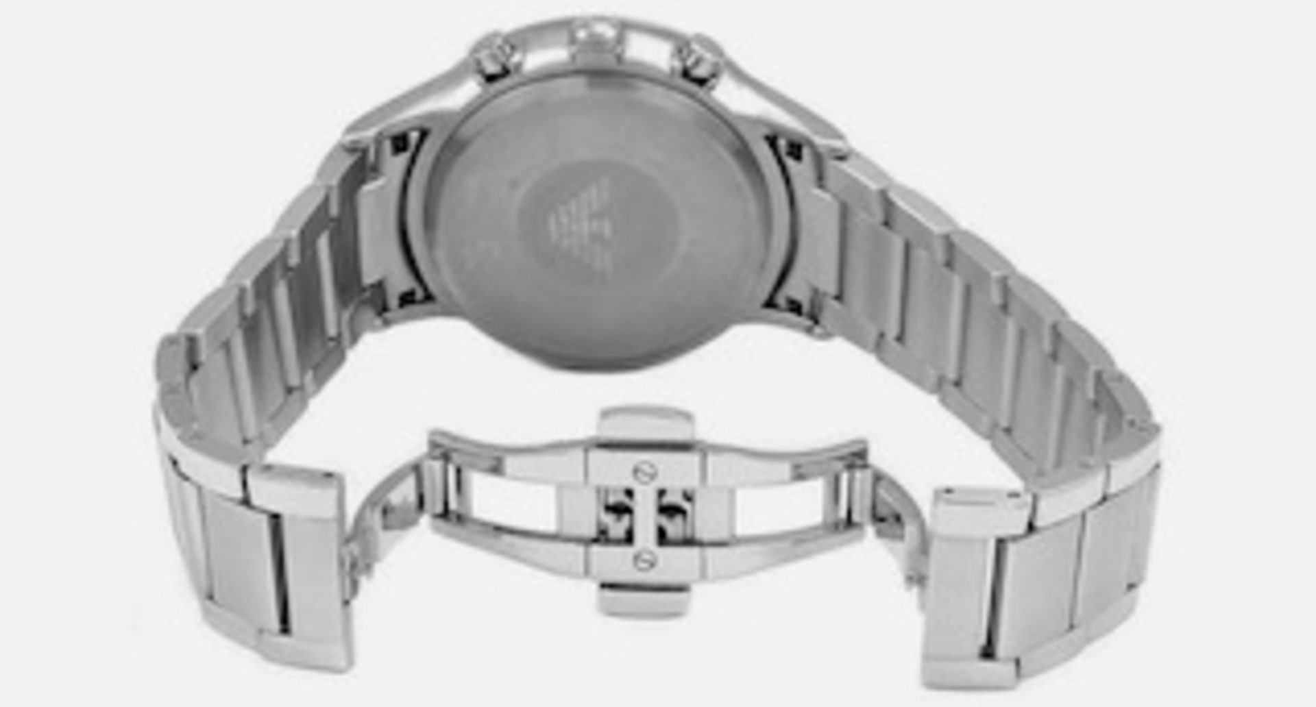 Emporio Armani AR2448 Men's Blue Dial Silver Bracelet Chronograph Watch - Image 2 of 7