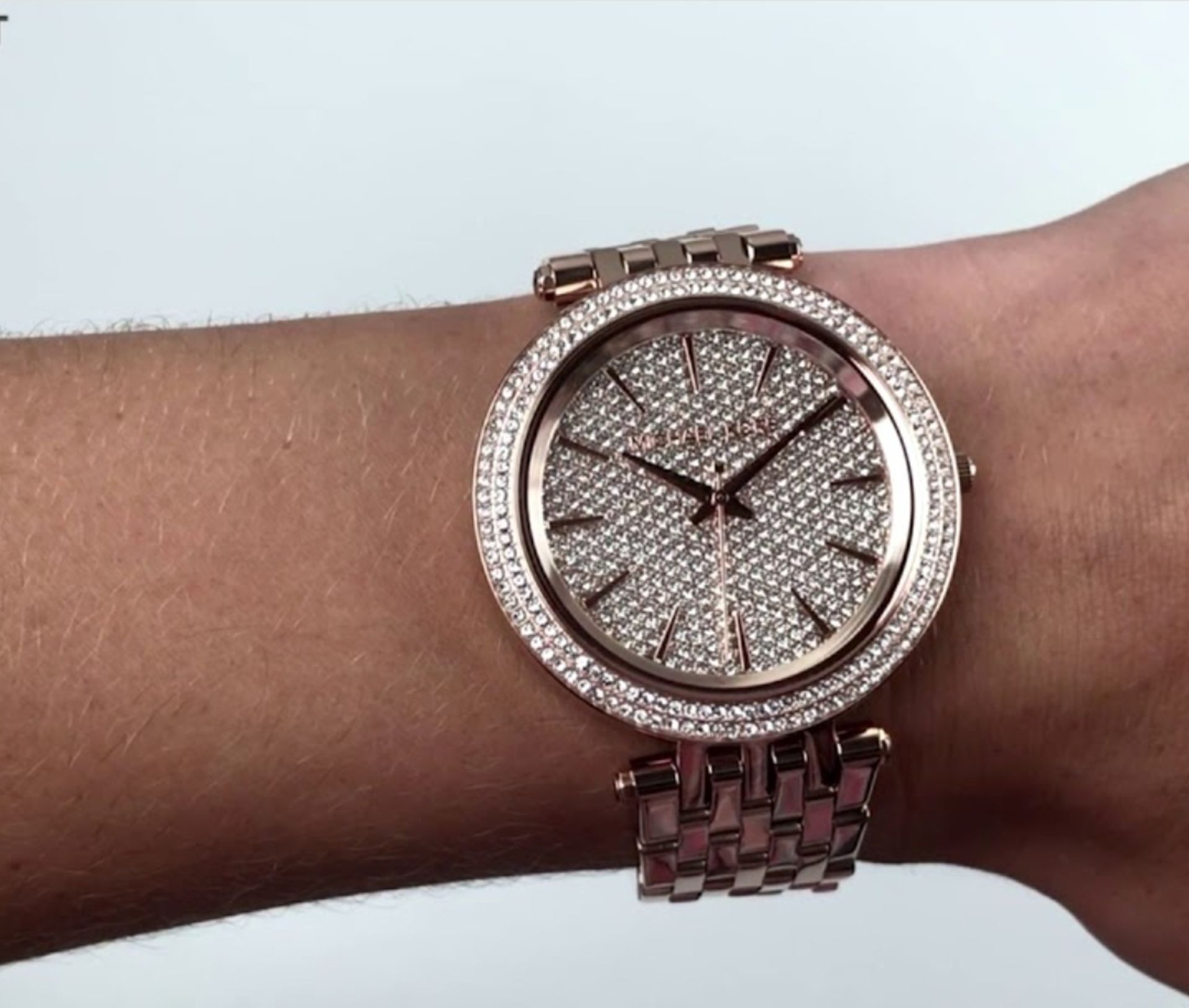 Michael Kors MK3439 Ladies Rose Gold Darci Quartz Watch - Image 2 of 5