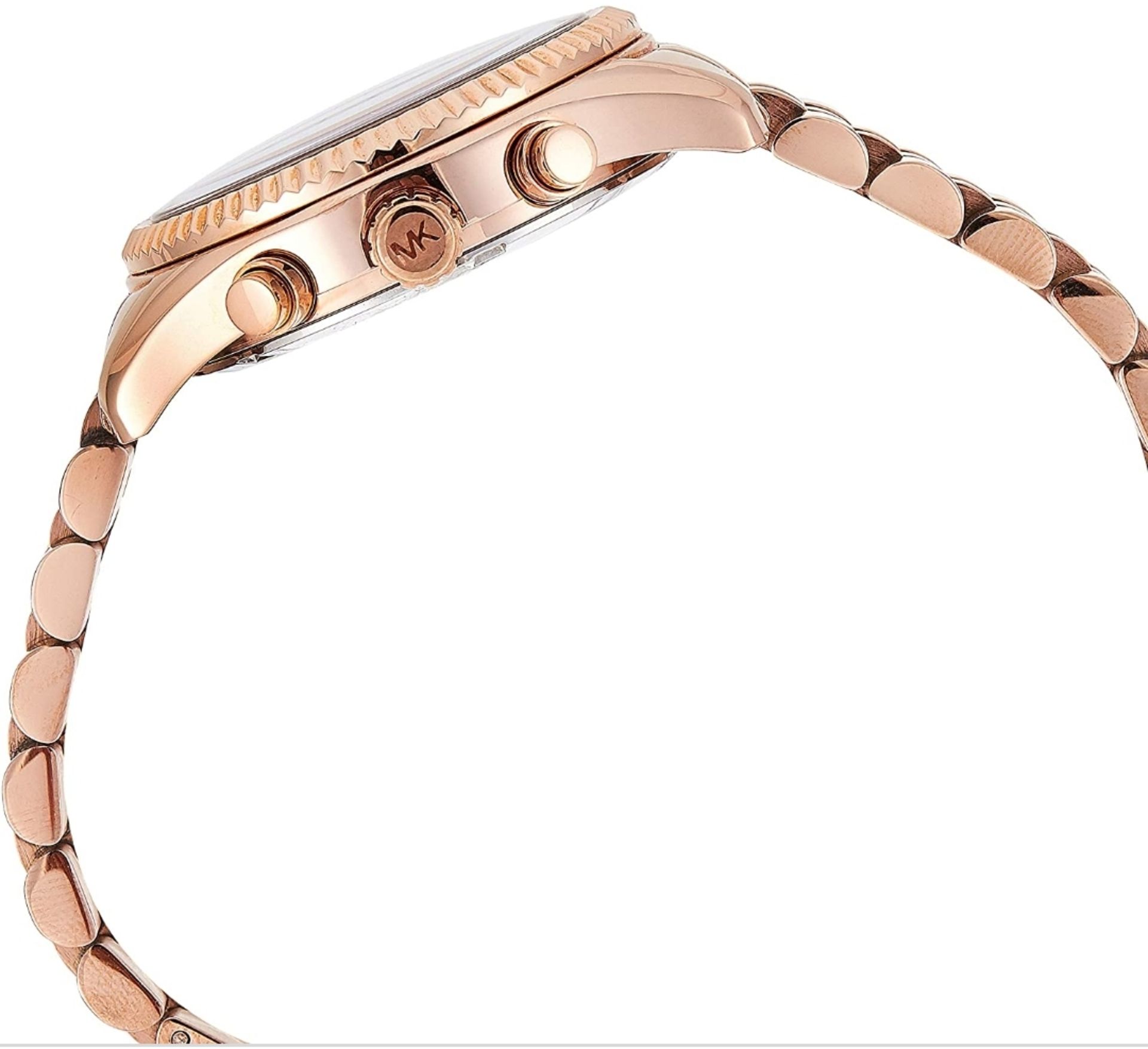 Michael Kors MK5569 Ladies Rose Gold Lexington Quartz Watch - Image 5 of 7