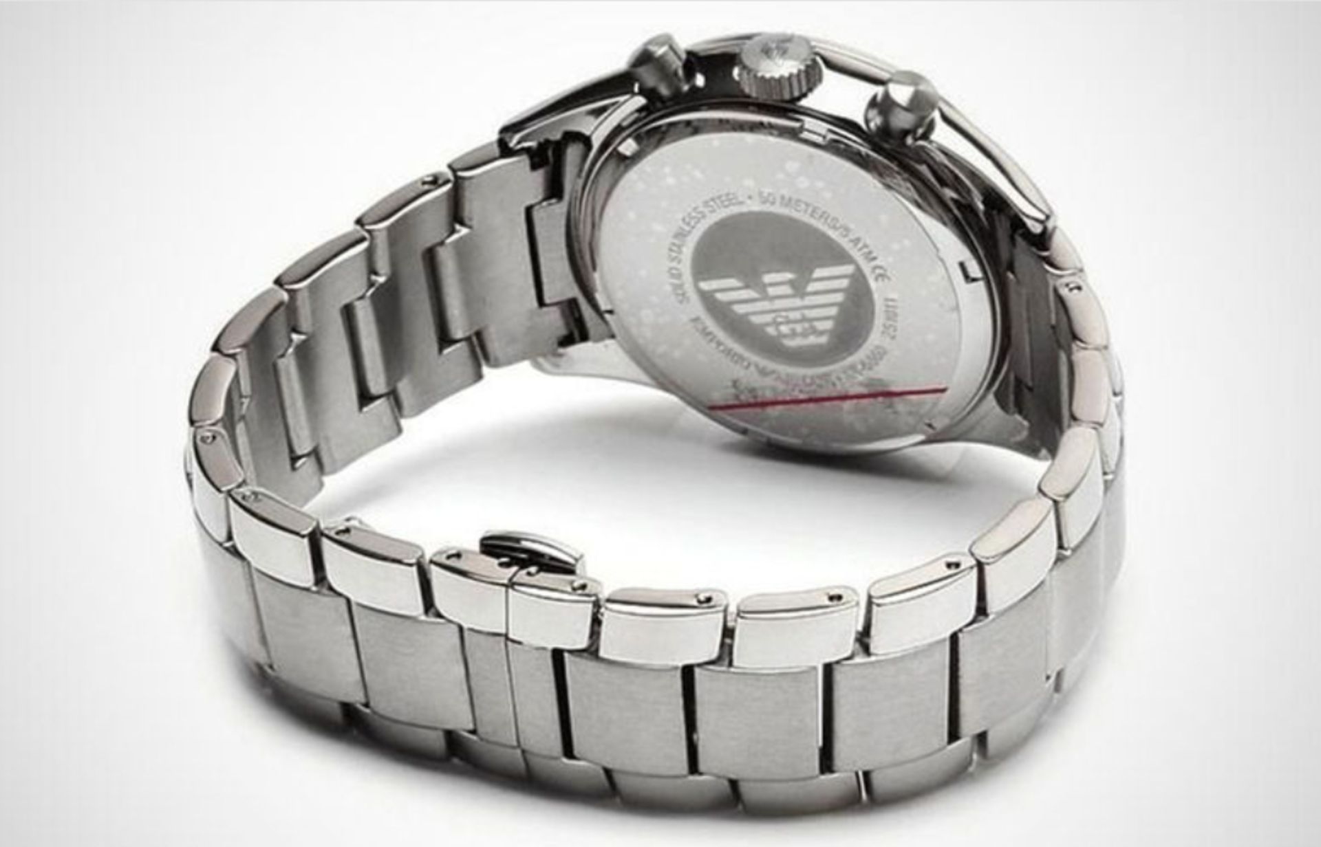 Emporio Armani AR5860 Quartz Men's Stainless Steel Chronograph Watch - Image 4 of 7