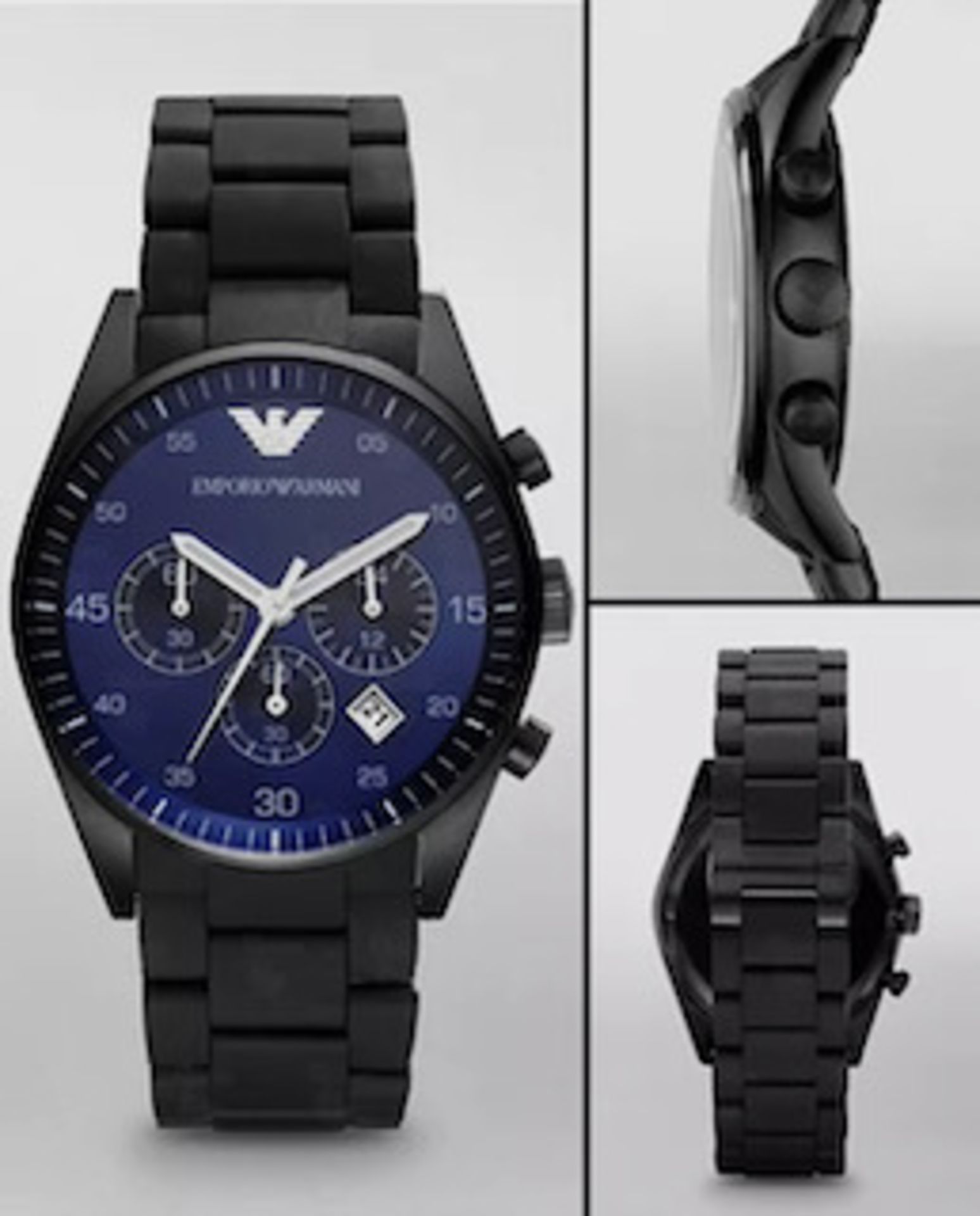 Emporio Armani AR5921 Men's Sportivo Blue Dial quartz Chronograph Watch - Image 6 of 7