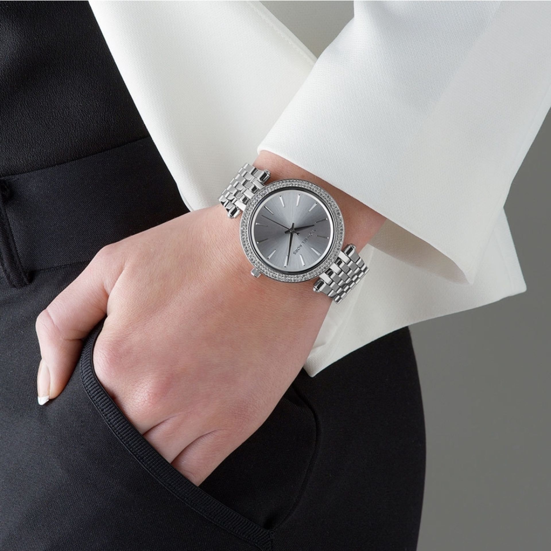 Michael Kors MK3190 Darci Silver Ladies Watch - Image 2 of 8