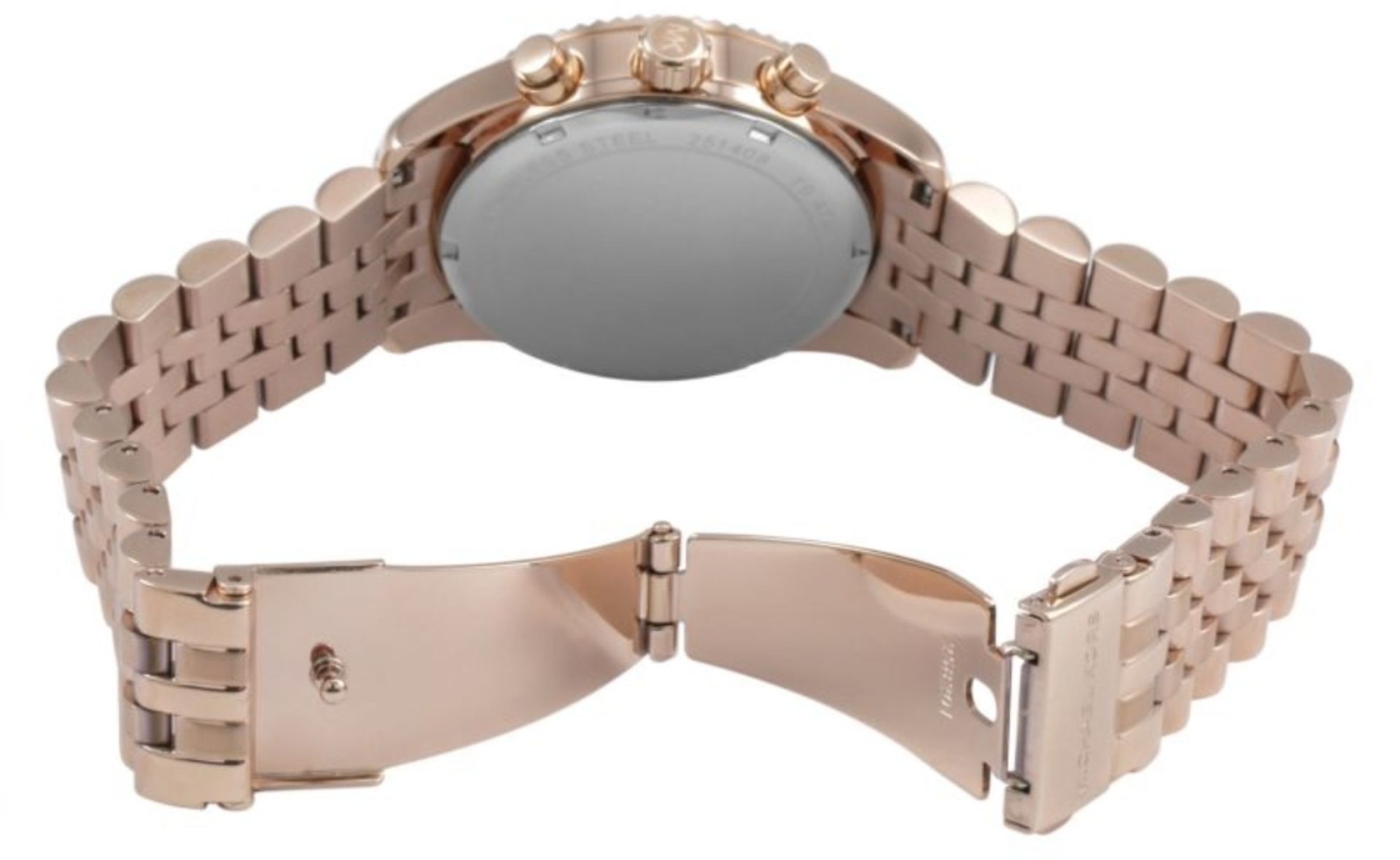 Michael Kors MK5569 Ladies Rose Gold Lexington Quartz Watch - Image 6 of 7