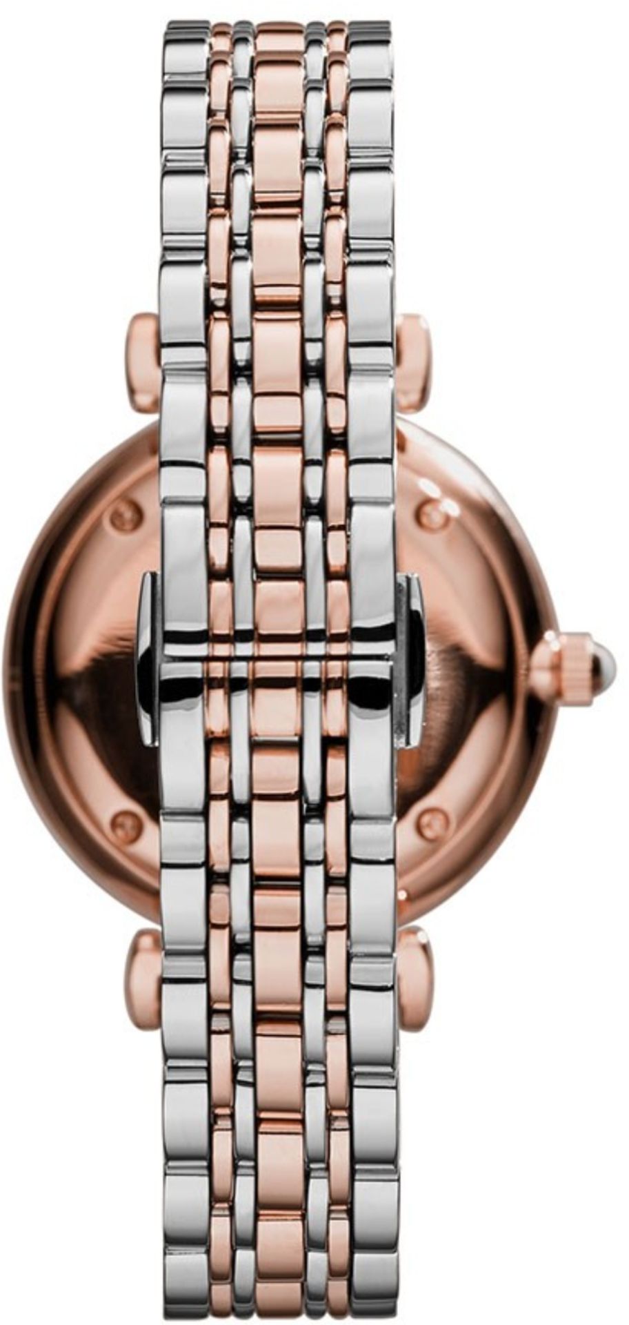 Emporio Armani AR1840 Women's Quartz Designer Watch - Rose Gold & Silver - Image 3 of 5