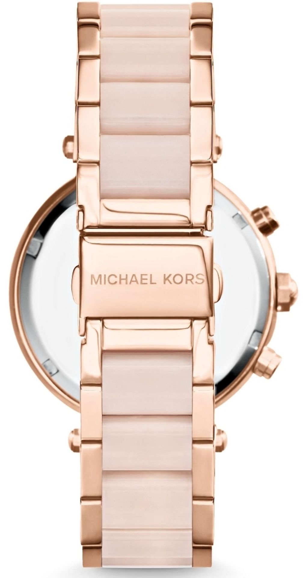 Michael Kors MK5896 Ladies Parker Rose Gold Chronograph Watch - Image 4 of 7