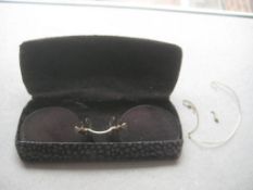 Antique Pair of Cased Spectacles