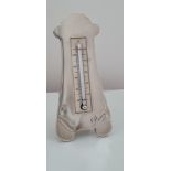 Edwardian Silver Frame Thermometer By Lawrence Emanuel