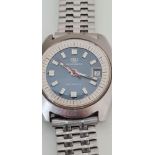 Ladies Seafarer Automatic Wrist Watch With Stainless Steel Bracelet Strap