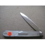 William IV Mother of Pearl Hafted Silver Bladed Folding Fruit Knife