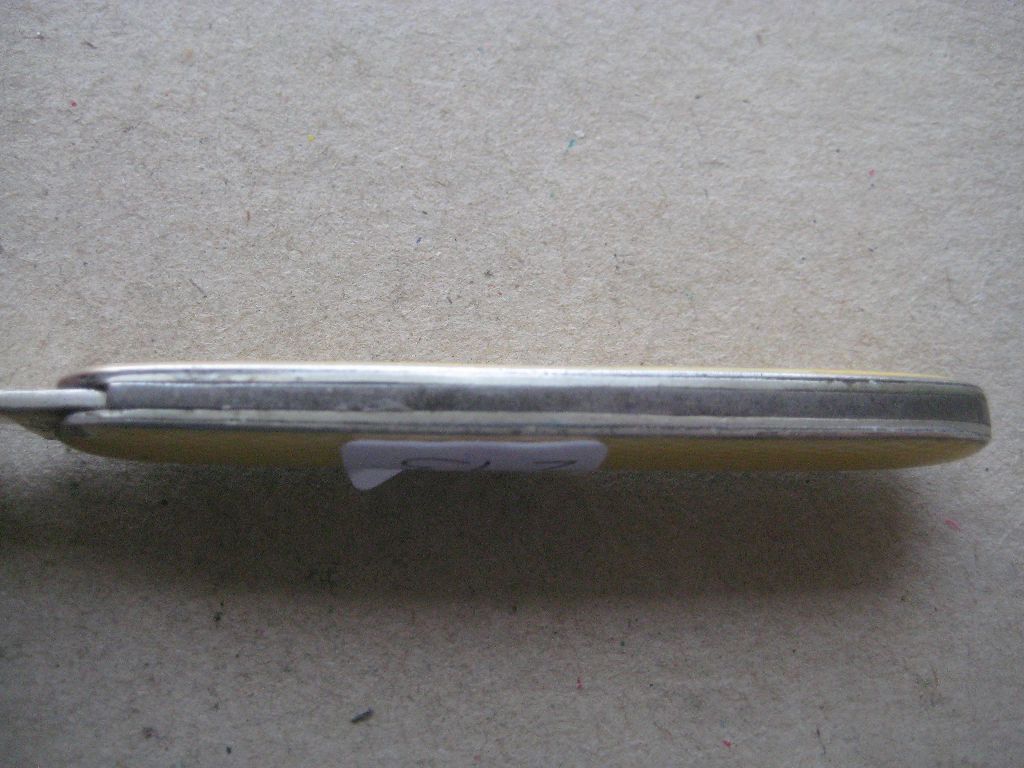 Continental Yellow Enamel Hafted Silver-Gilt Folding Fruit Knife - Image 6 of 7