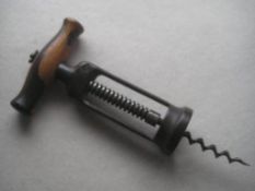 Antique Lund's Patent London Rack Mechanical Corkscrew