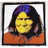 Andy Warhol, Geronimo, 1986