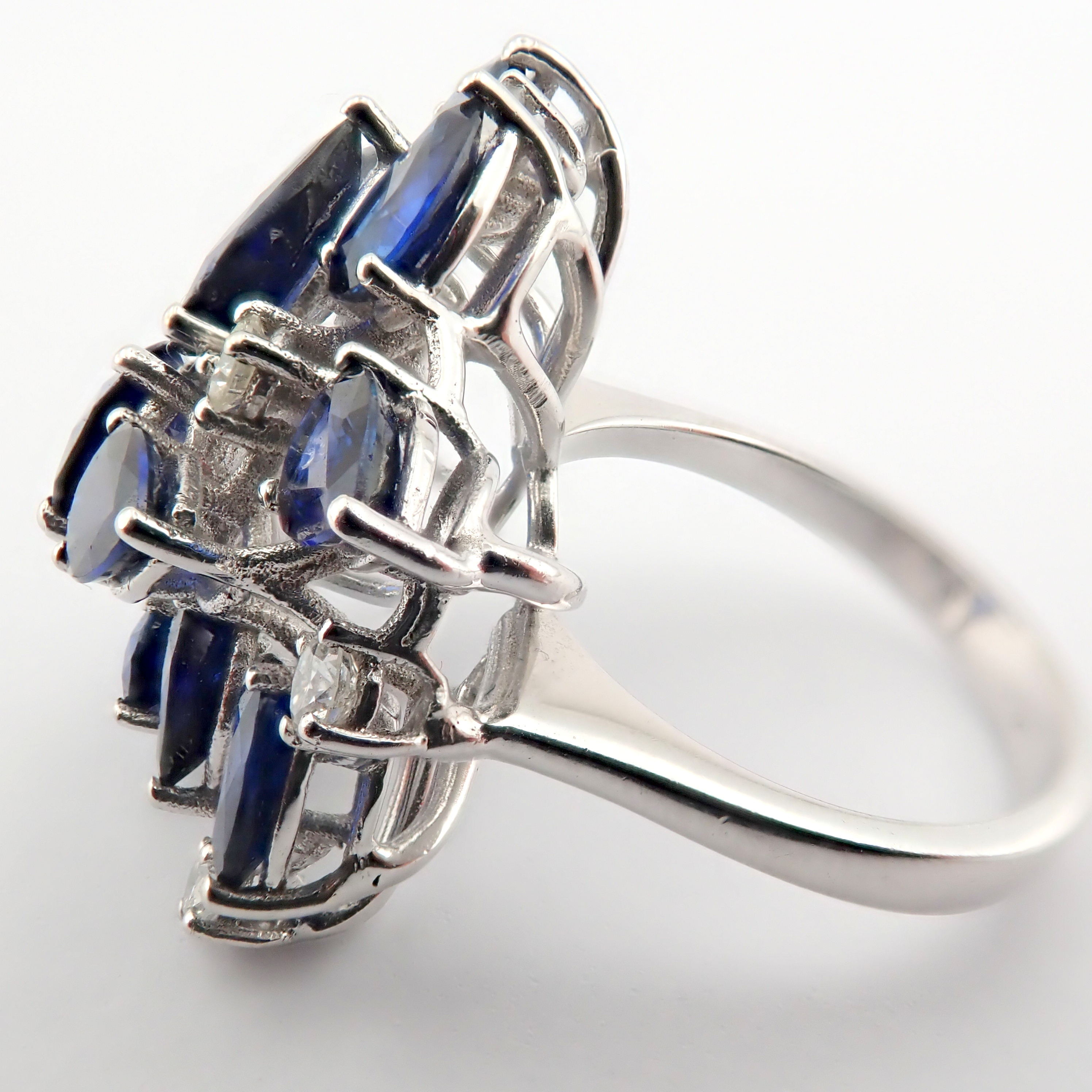 14K Sapphire and Diamond Ring - Image 5 of 7