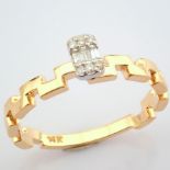 14K Rose/Pink Gold Diamond Ring