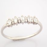 14K White Gold Diamond Ring