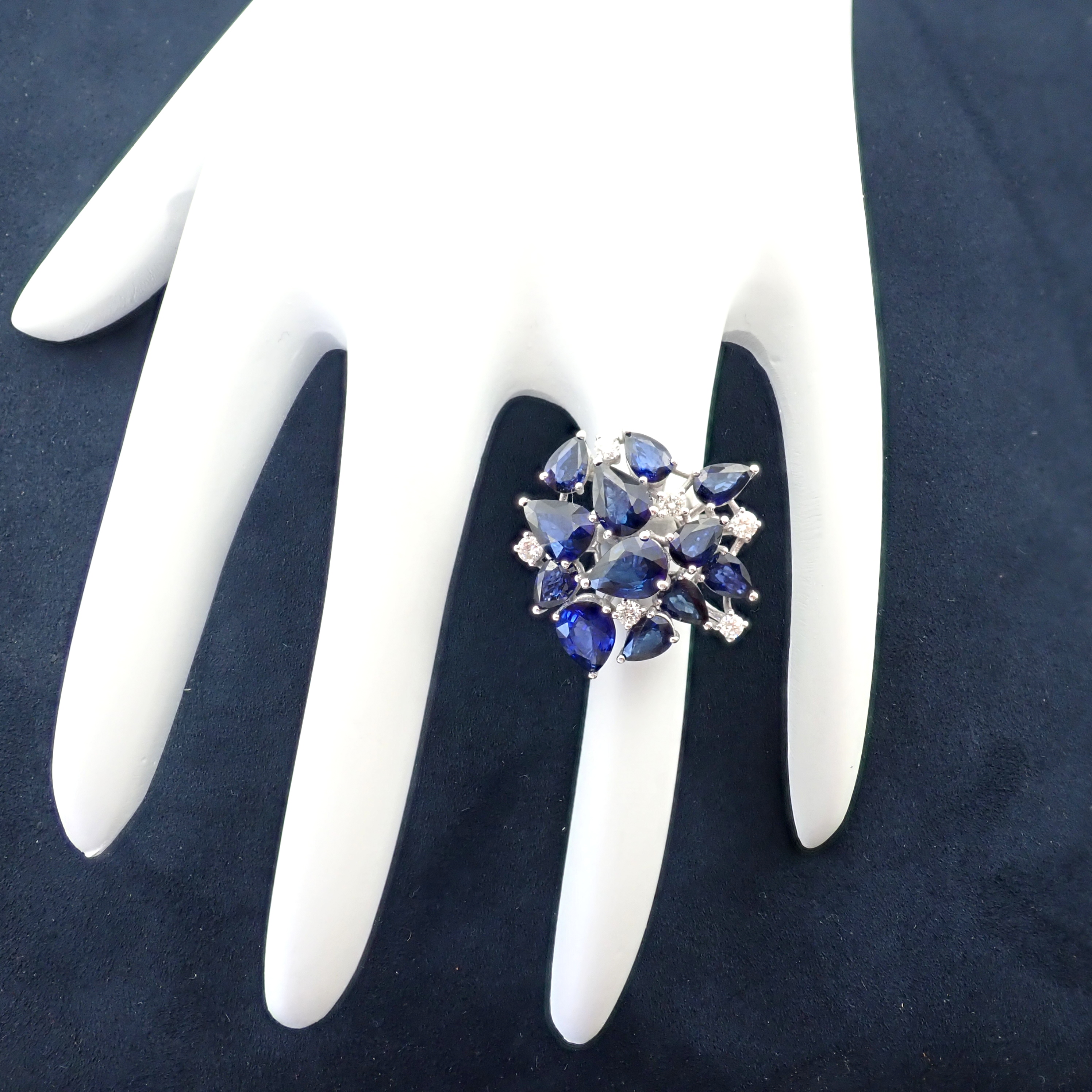 14K Sapphire and Diamond Ring - Image 3 of 7