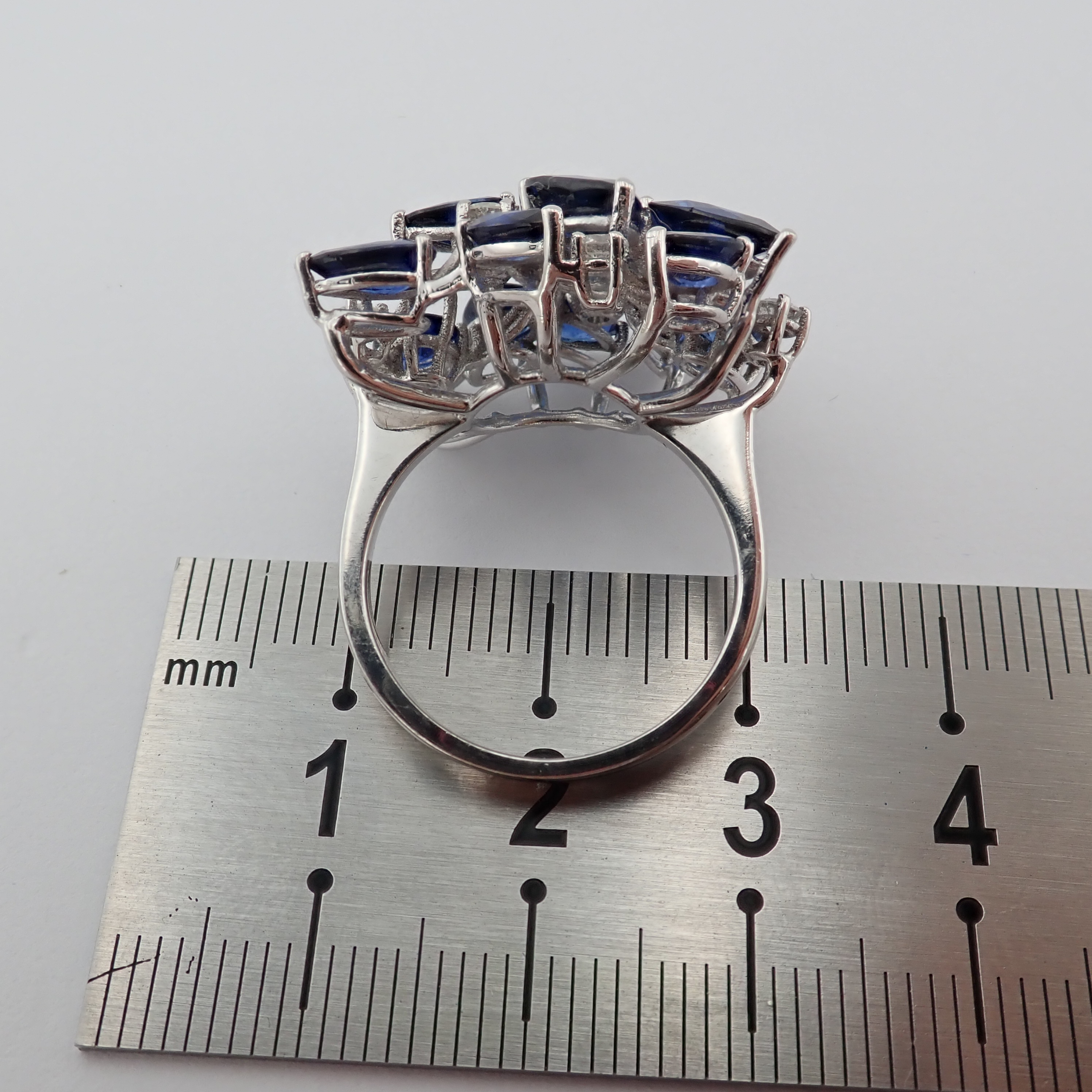 14K Sapphire and Diamond Ring - Image 7 of 7