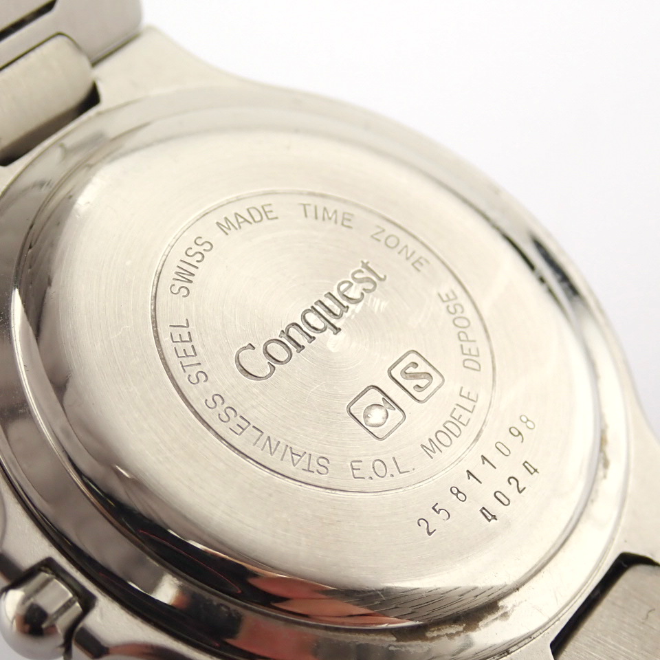 Longines / Conquest Perpetual Calender - Gentlmen's Steel Wrist Watch - Image 4 of 10