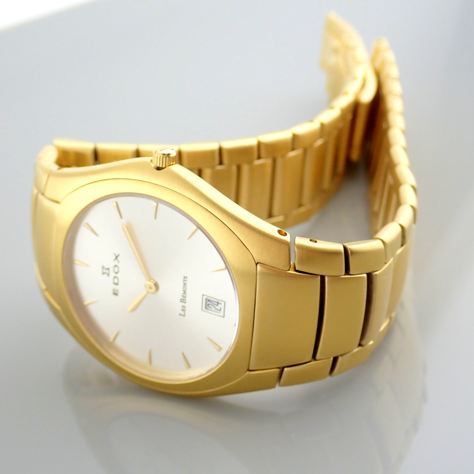 Edox / Date - Date World's Slimest Calender Movement - Unisex Steel Wrist Watch - Image 13 of 18