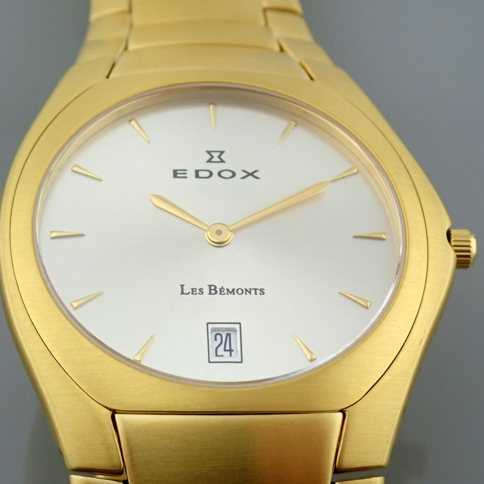 Edox / Date - Date World's Slimest Calender Movement - Unisex Steel Wrist Watch - Image 18 of 18