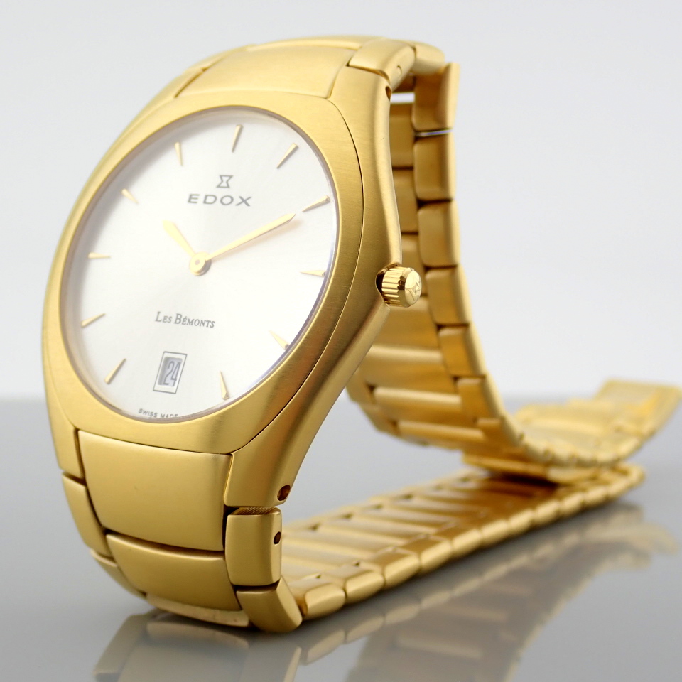 Edox / Date - Date World's Slimest Calender Movement - Unisex Steel Wrist Watch - Image 11 of 18