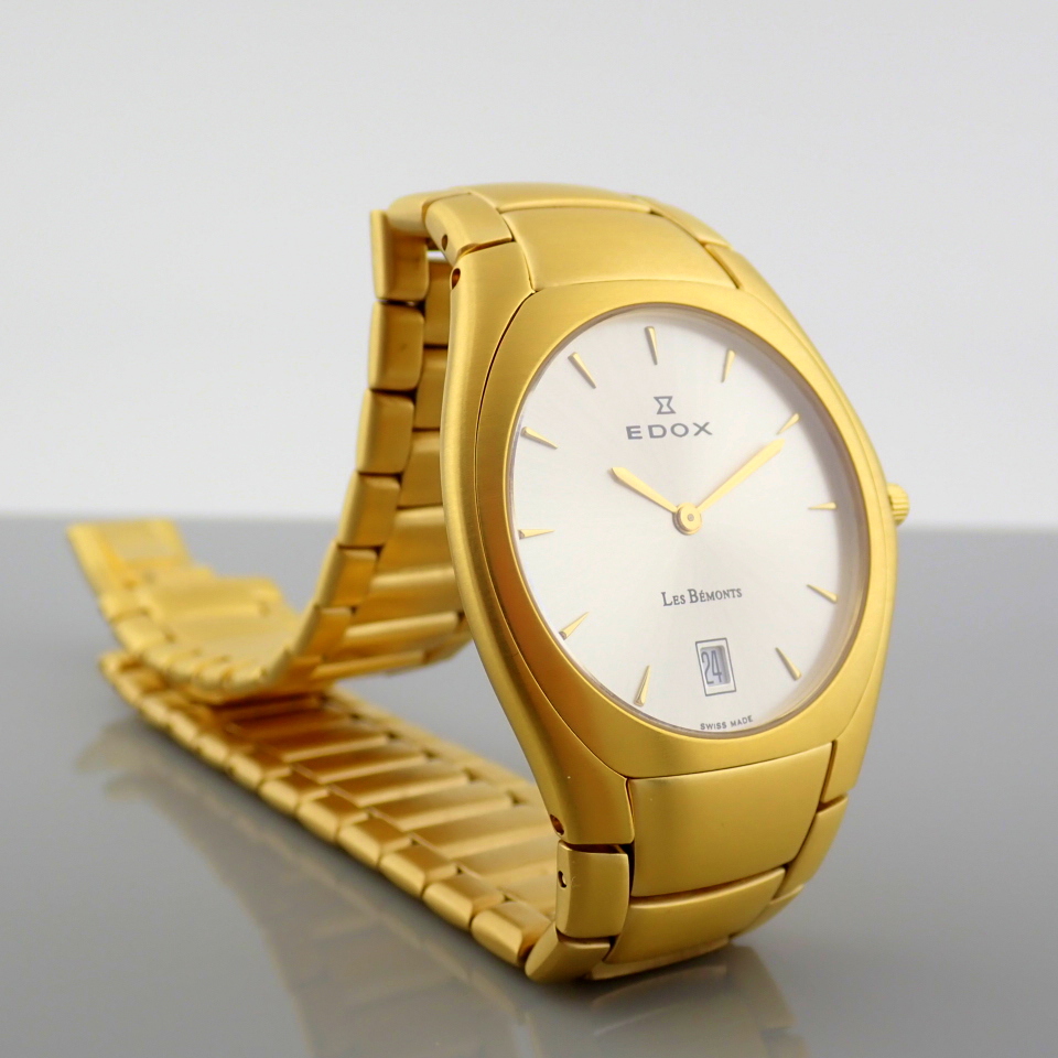 Edox / Date - Date World's Slimest Calender Movement - Unisex Steel Wrist Watch - Image 10 of 18