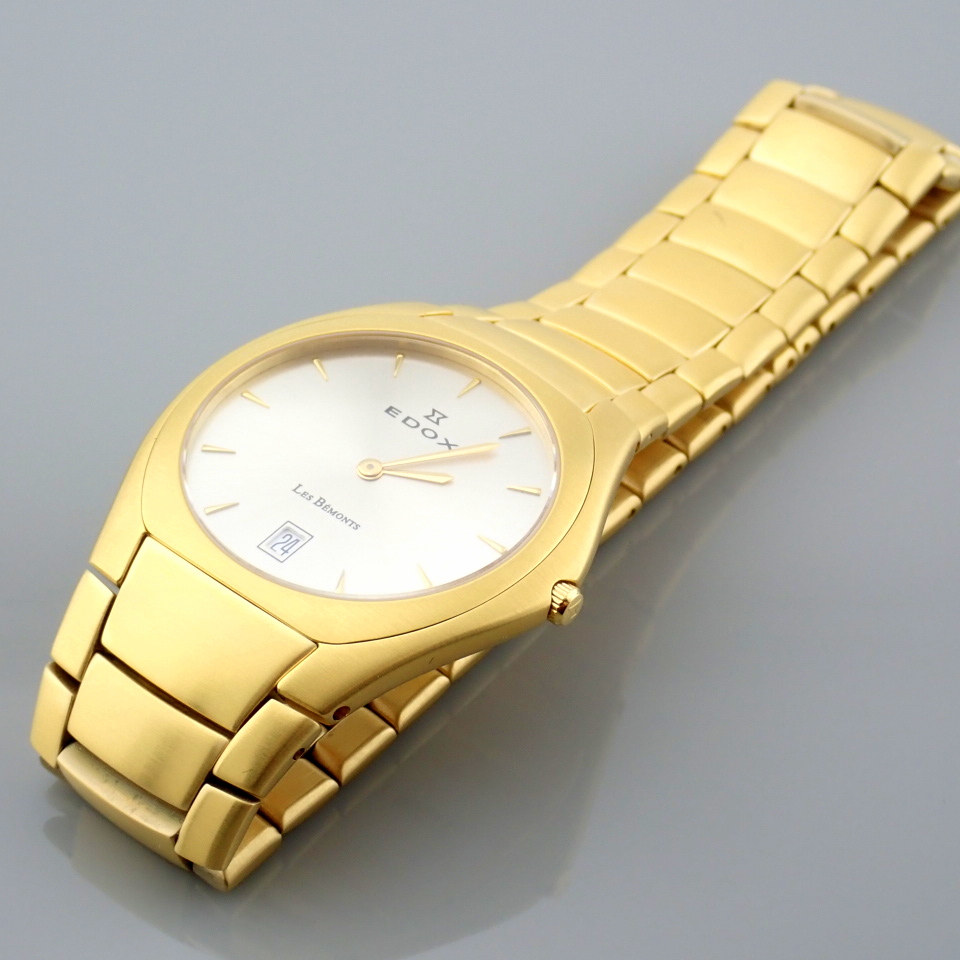 Edox / Date - Date World's Slimest Calender Movement - Unisex Steel Wrist Watch - Image 15 of 18