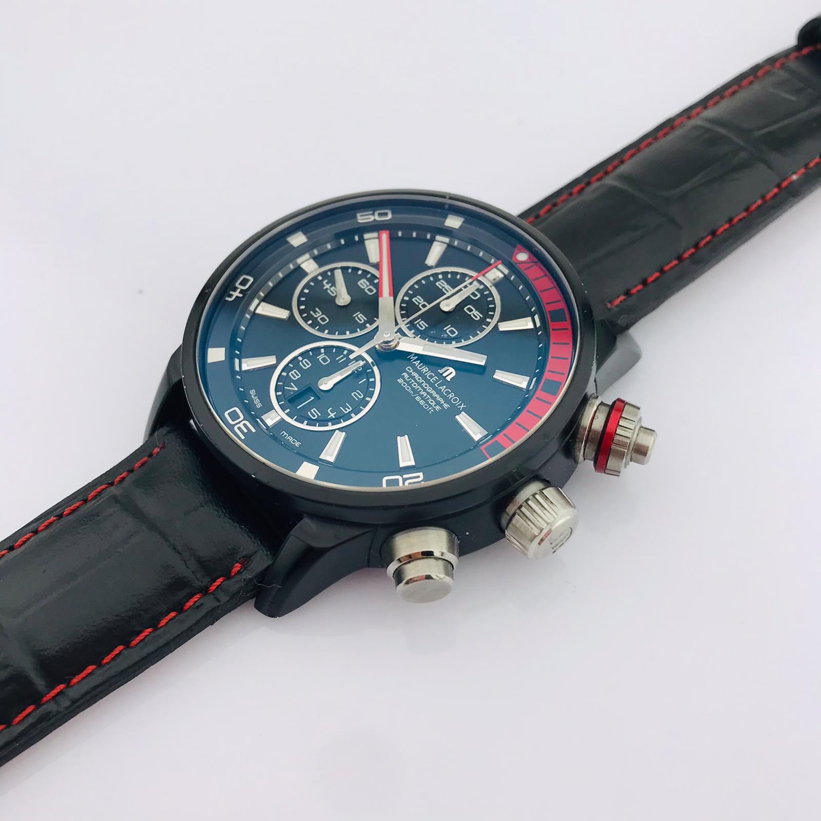 Maurice Lacroix / Pontos S Extreme Chronograph Limited Edition - Gentlmen's Steel Wrist Watch - Image 6 of 9
