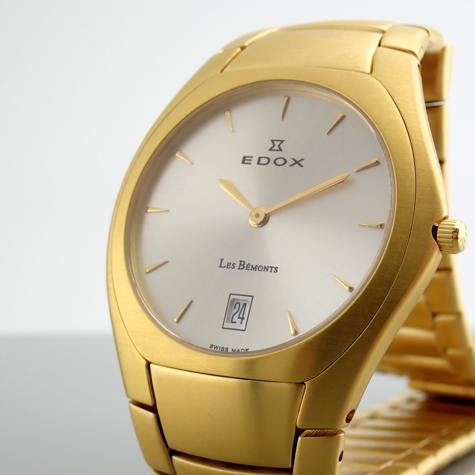 Edox / Date - Date World's Slimest Calender Movement - Unisex Steel Wrist Watch - Image 12 of 18