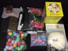 12x Mixed Items To Include Hot Glue Gun, Golden Girls Gift Set, iPad Case, Sheep Plush Toy, ect