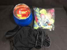 3x Dog Items To Include Dog Bowl, Dog Toys, Dog Jacket