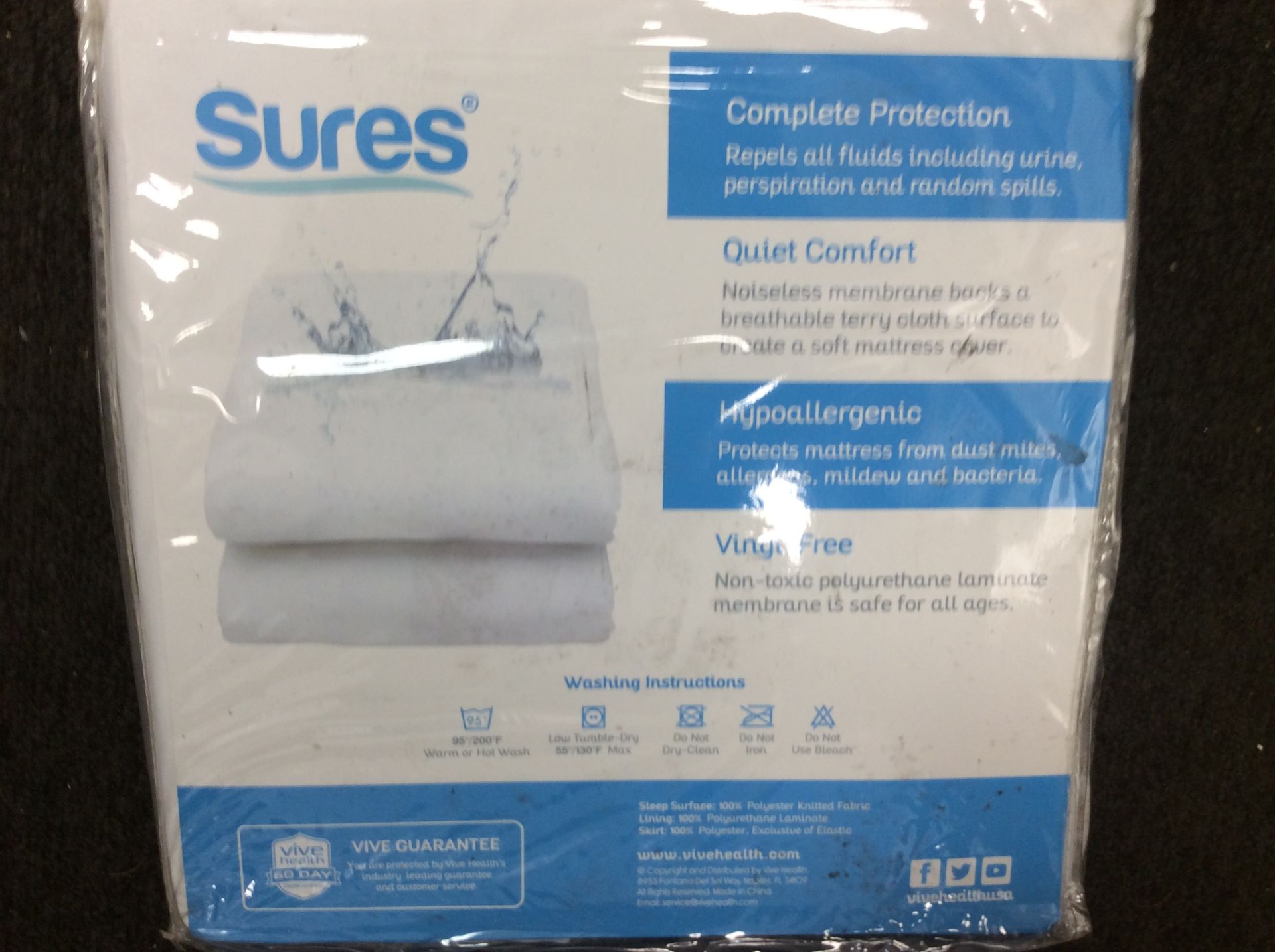 Sures Ultra Soft Waterproof Bedsheet Queen - Image 2 of 2