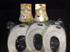 5x Baby Items To Include Toodler Training Tableware, Potty Training Toilet Seat