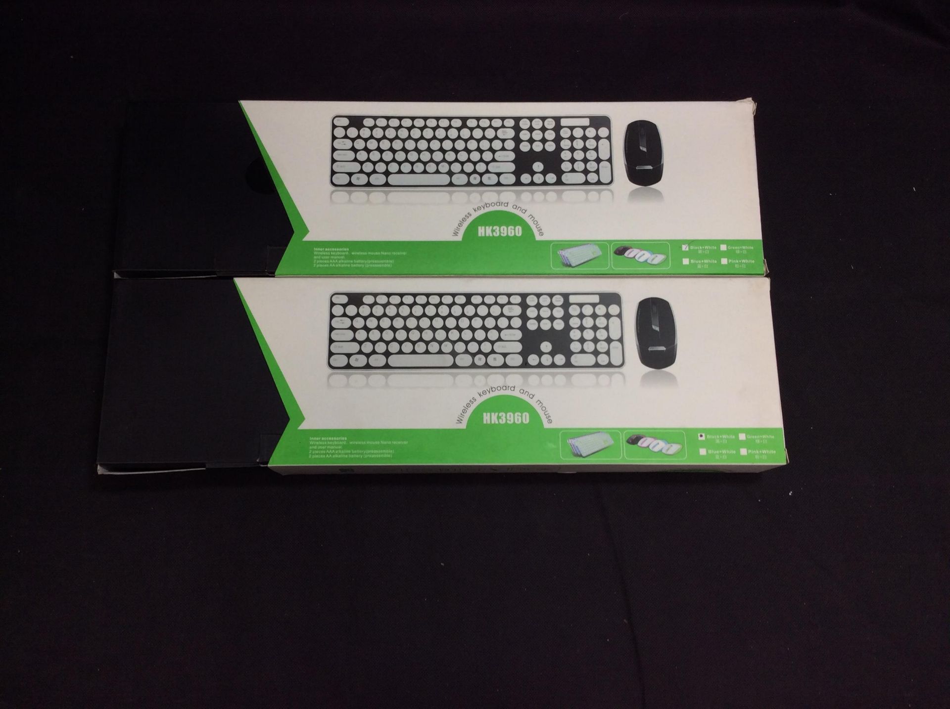 2x Wireless Keyboard and Mouse HK3960
