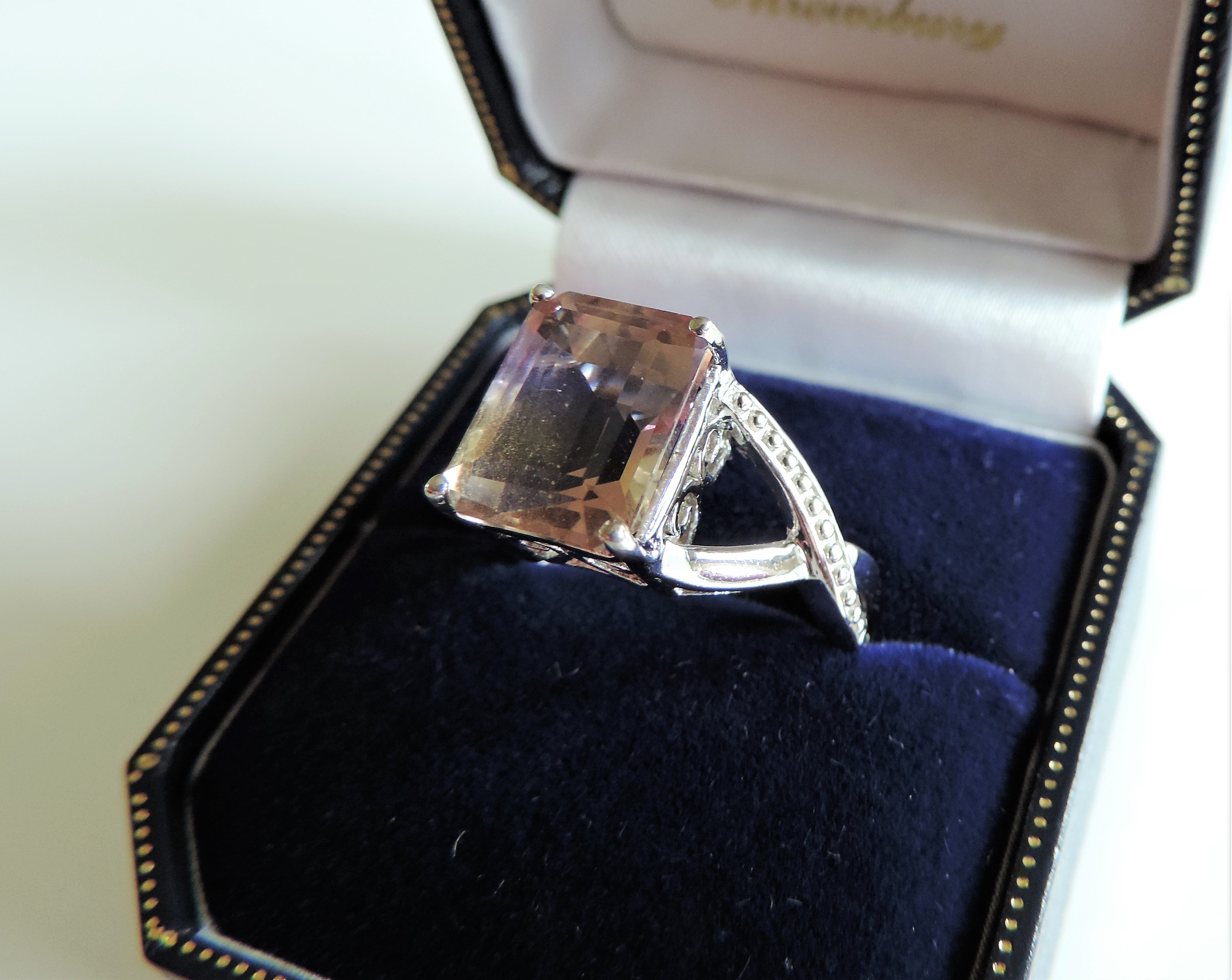 Sterling Silver 4.2ct Ametrine Ring - Image 3 of 7