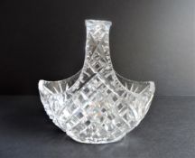 Vintage Crystal Basket for Sweets/Chocolates & Flowers