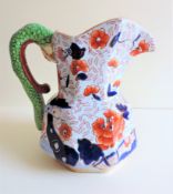 Antique Masons Ironstone Hydra Jug c.1830's