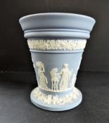 Large Wedgwood Jasperware Tumpet Vase 12cm Tall