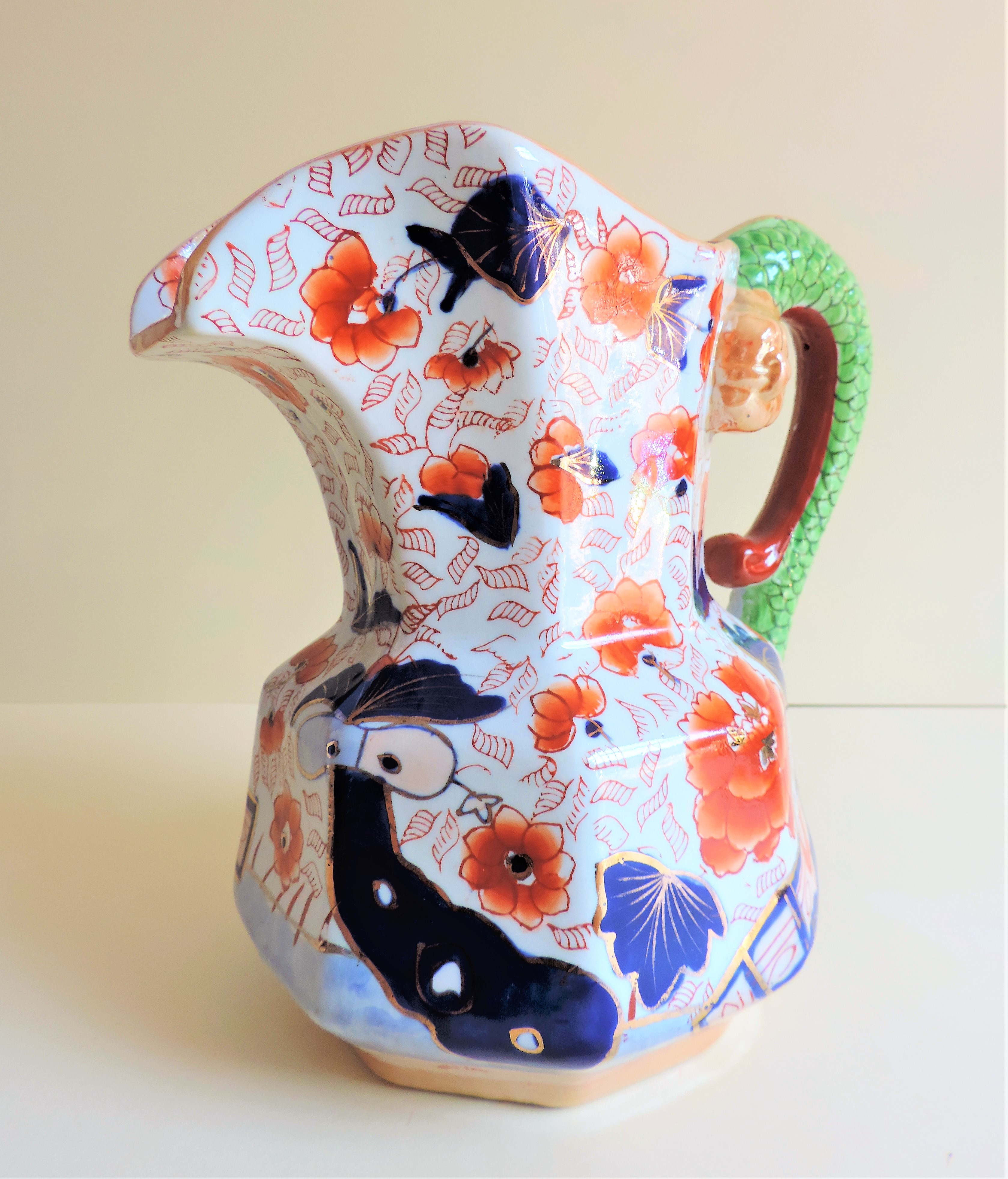 Antique Masons Ironstone Hydra Jug c.1830's - Image 5 of 7