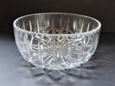 Large Royal Brierley Crystal Fruit Bowl 20cm wide