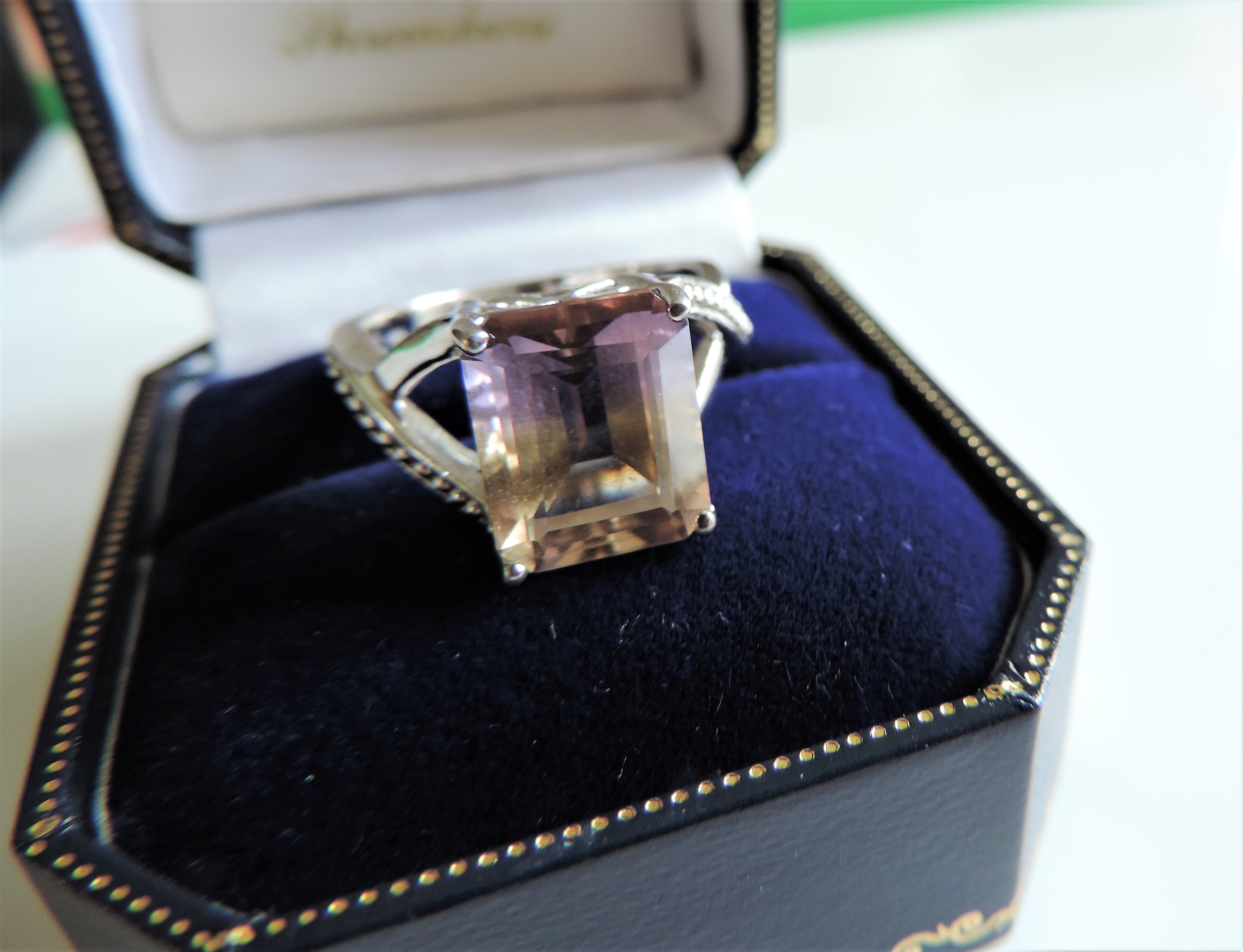 Sterling Silver 4.2ct Ametrine Ring - Image 4 of 7