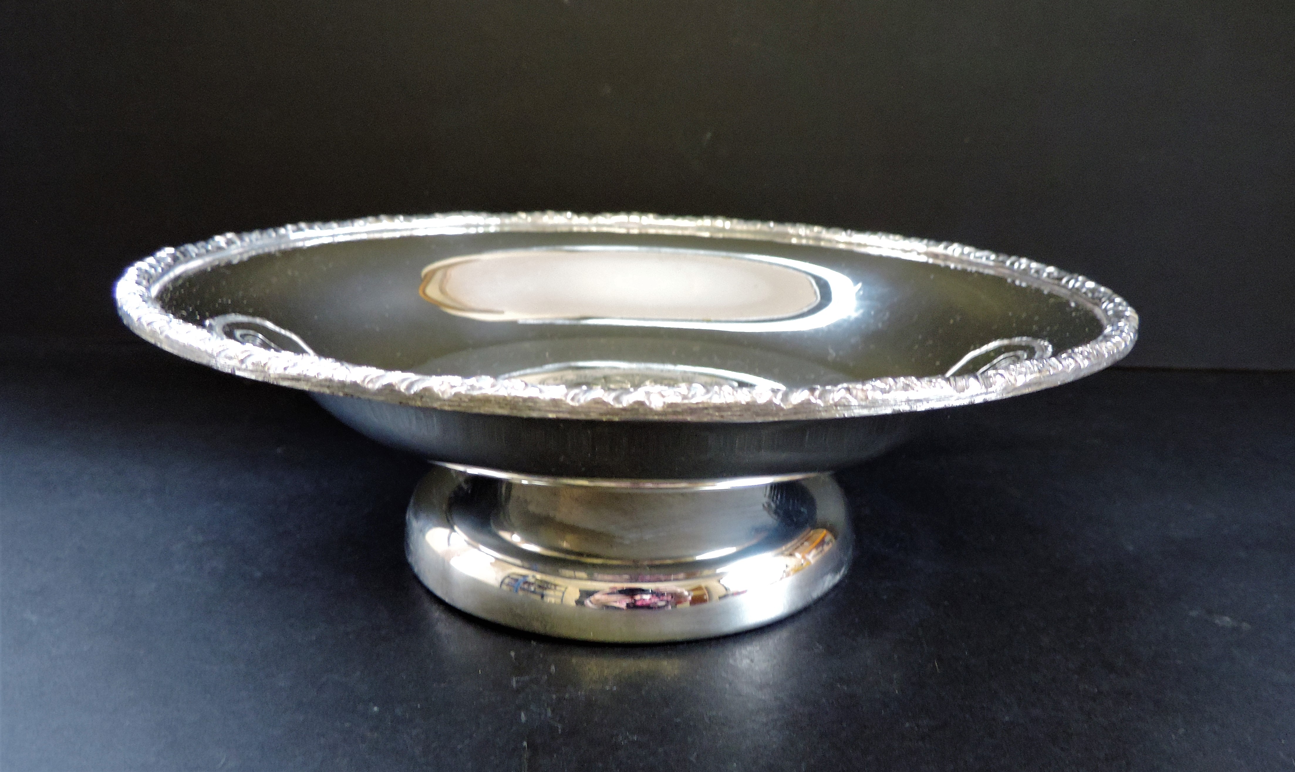 Vintage Silver Plated Pedestal Cake/Sweet DIsh - Image 2 of 5